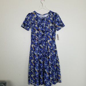 Lularoe amelia dress new with tags large